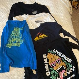Lot surf tshirts Quicksiver O’Neill Markernine The Dirt Label Men’s medium
